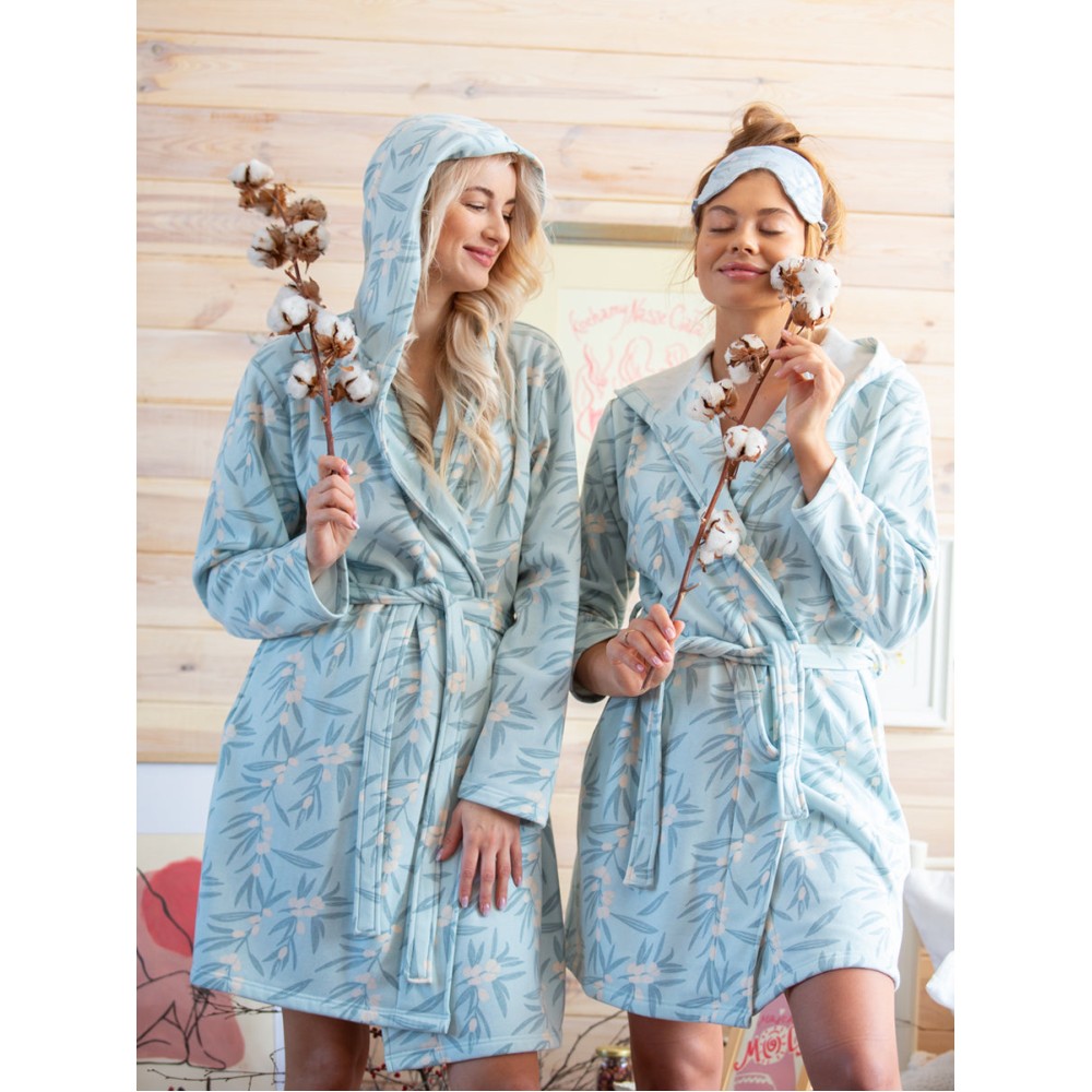 Фото  жіночий халат теплий key lgd-545