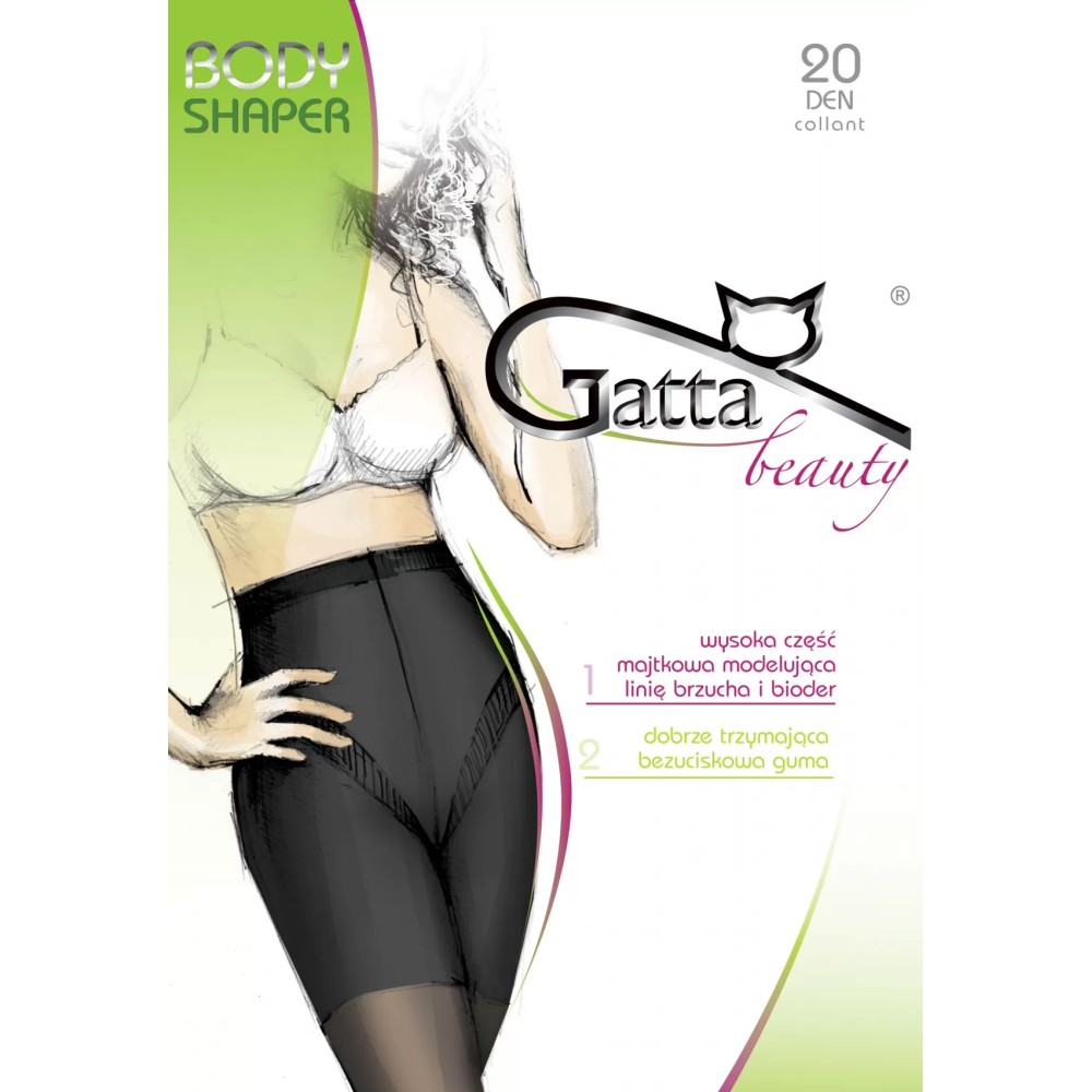 Фото  класичні жіночі колготки gatta body shaper 20 -xl