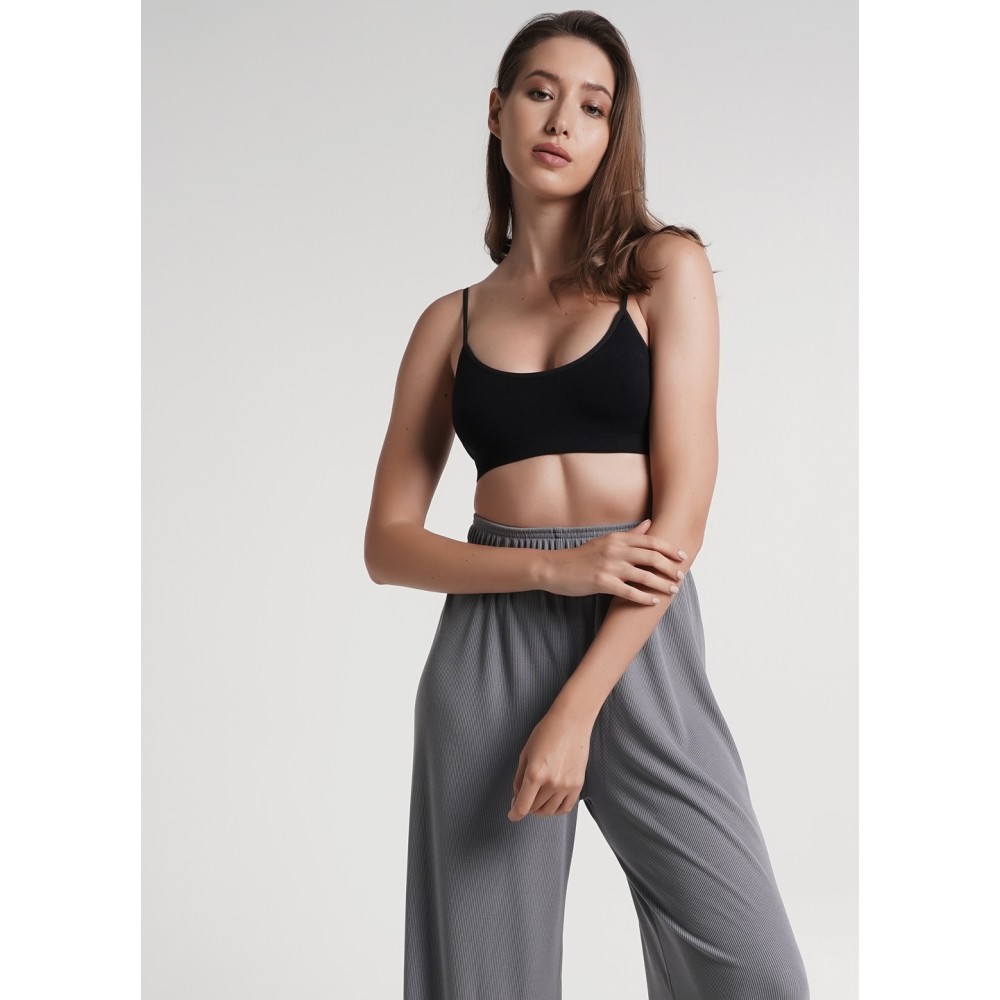 Зображення  жіночий безшовний топ-брасьер в рубчик giulia cami top rib s/m