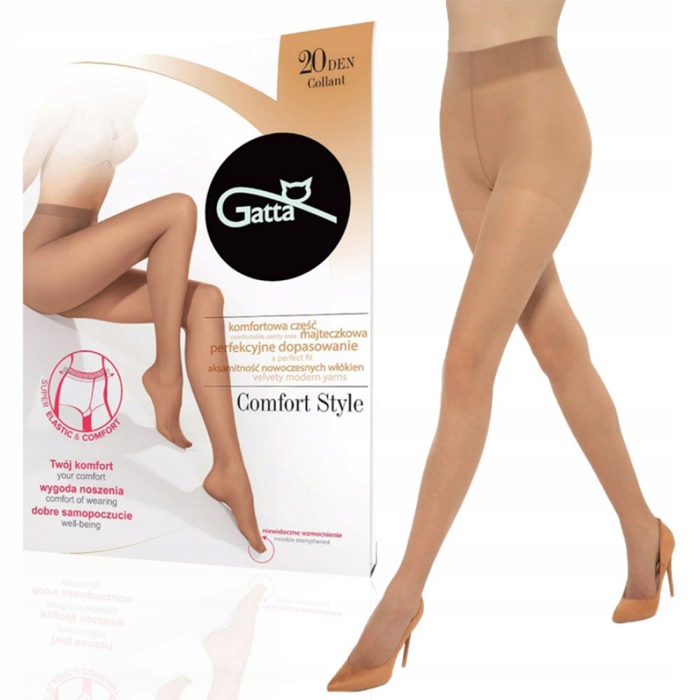 Фото  класичні жіночі колготки gatta comfort style 20 xl