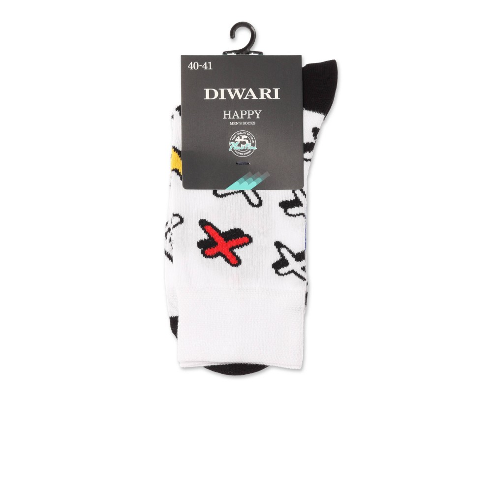 Фото  шкарпетки чол. dw happy 20с-37сп, р., 135 чорний