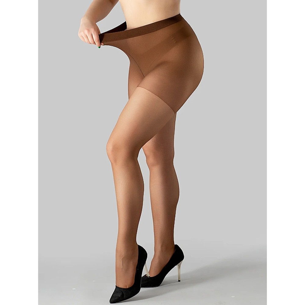 Зображення  класичні жіночі колготки панчохи великого розміру positive look 40 den 7