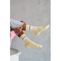 Жіночі гладкі шкарпетки milena love 0200.149