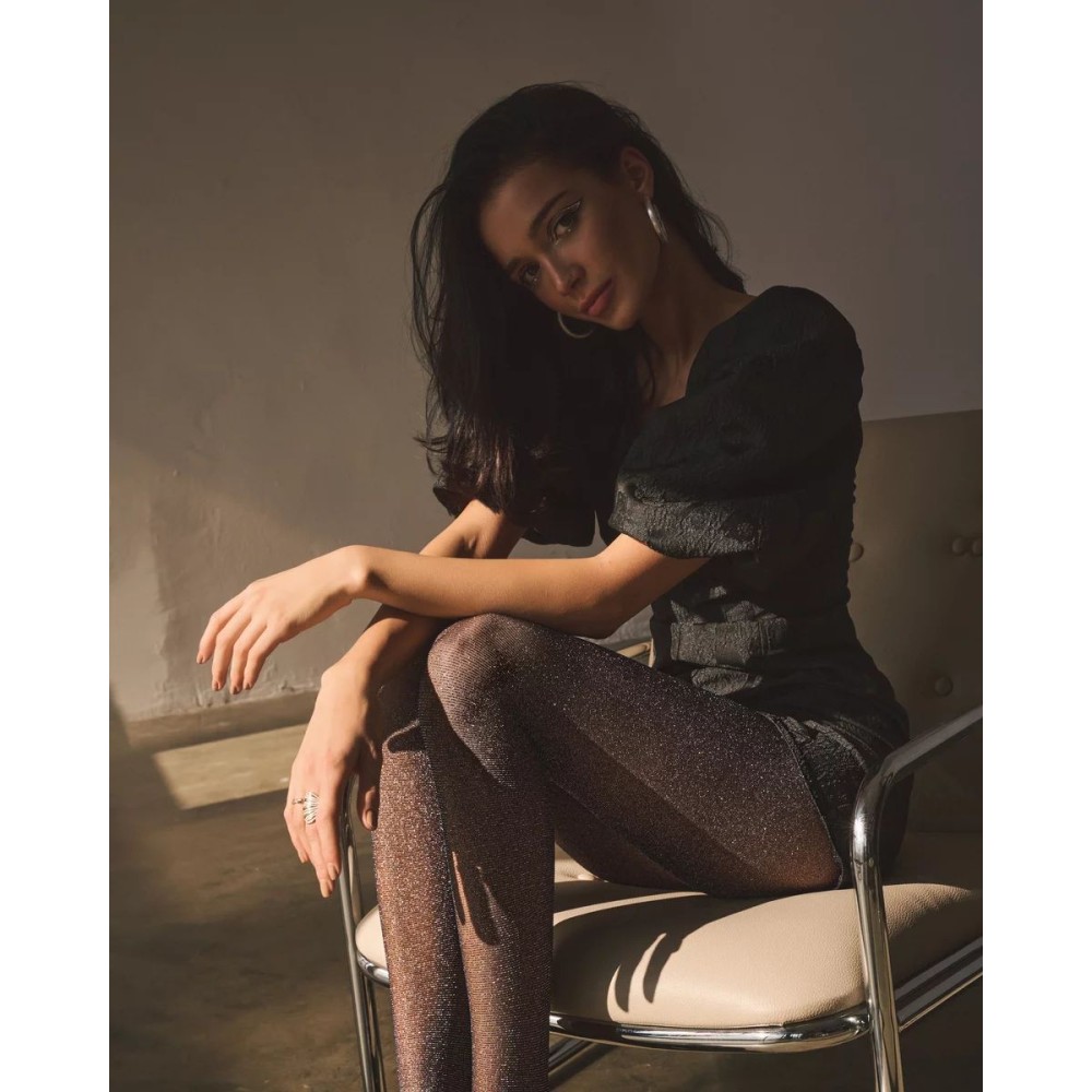 Фото  класичні жіночі колготки gabriella lurex 0 den 435