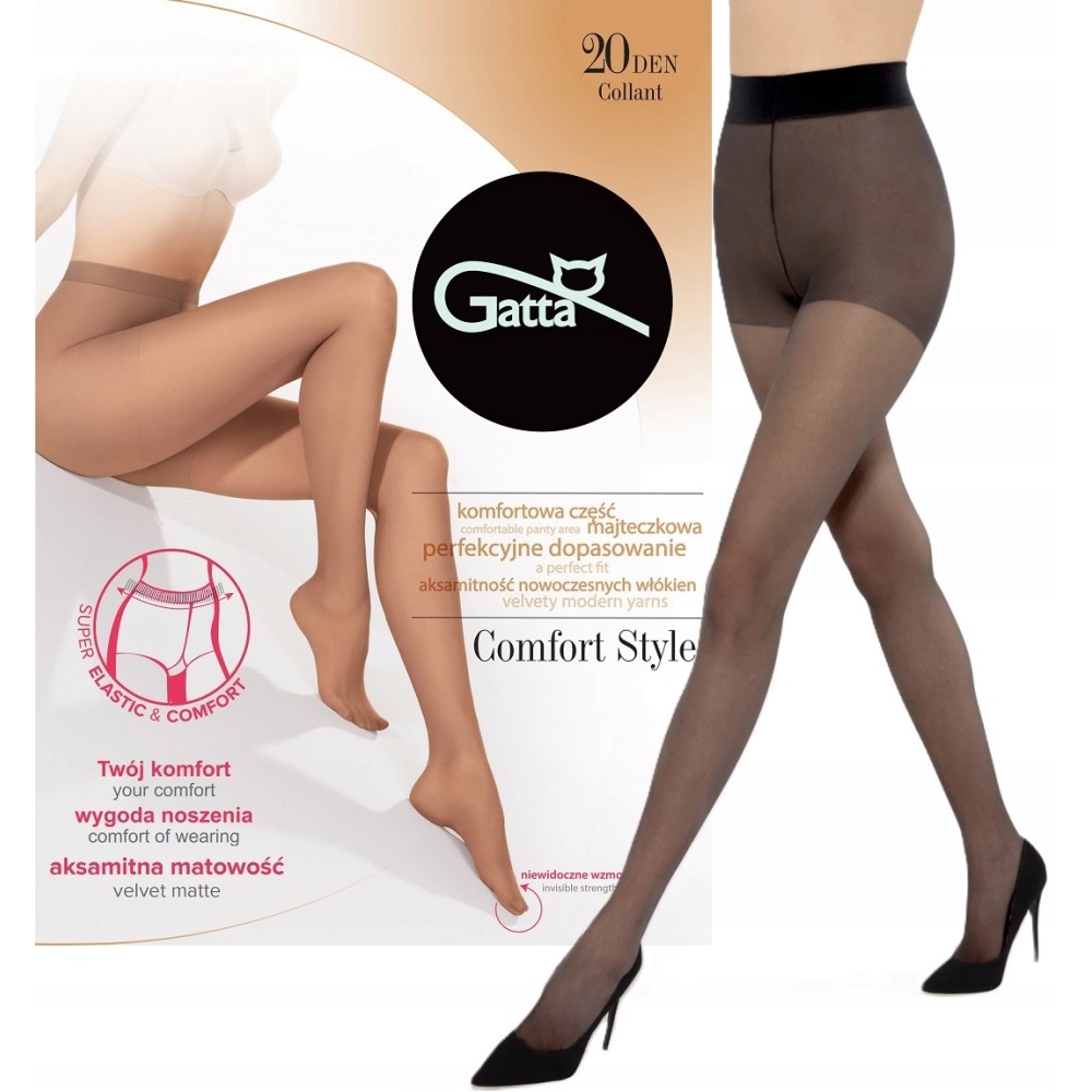 Фото  класичні жіночі колготки gatta comfort style 20 xl