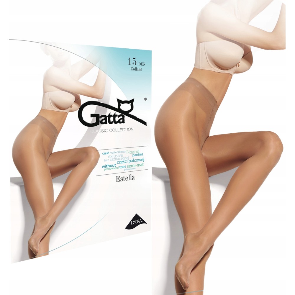 Фото  класичні жіночі колготки gatta estella 1 xl
