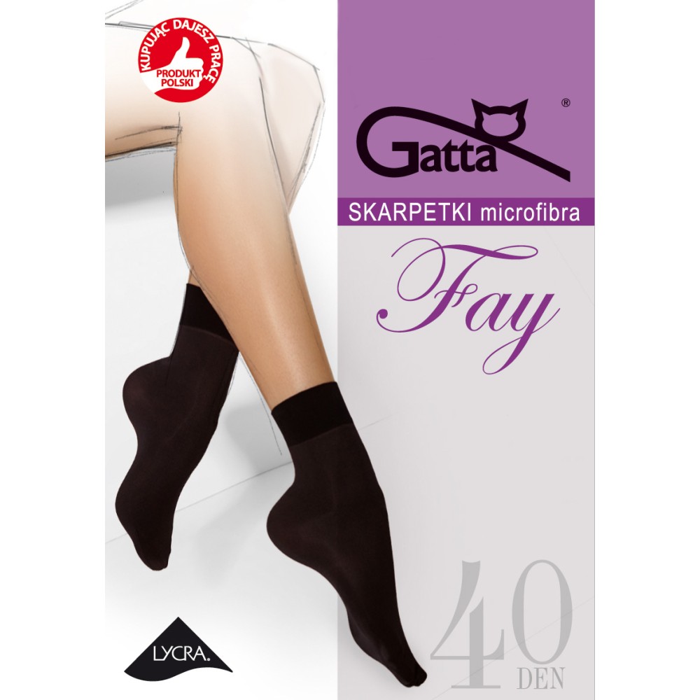 Фото  шкарпетки жіночі капронові gatta fay micro 40