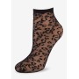 Фото  жіночі гладкі шкарпетки з візерунком marilyn sl-c23 20 den