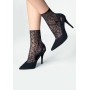 Фото  жіночі гладкі шкарпетки з візерунком marilyn sl-c23 20 den