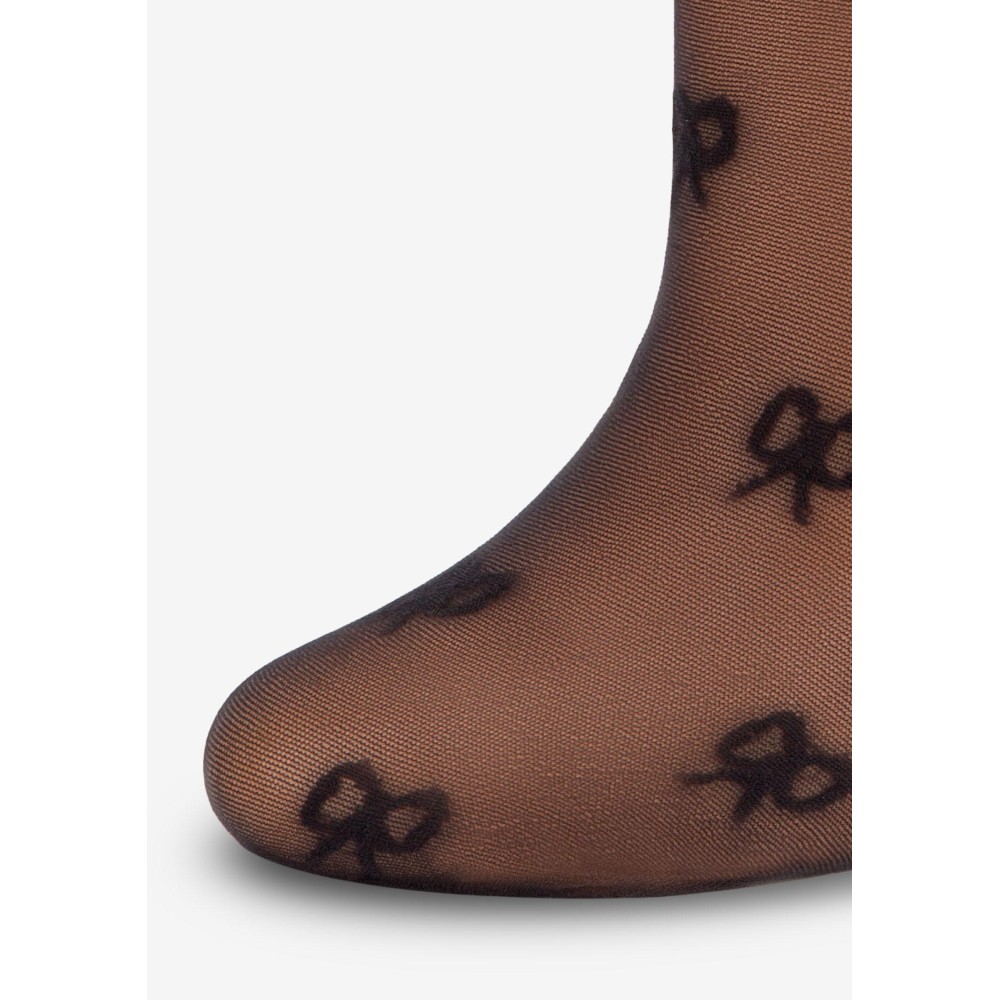 Фото  жіночі гладкі шкарпетки з візерунком marilyn sl-c21 20 den