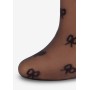 Фото  жіночі гладкі шкарпетки з візерунком marilyn sl-c21 20 den