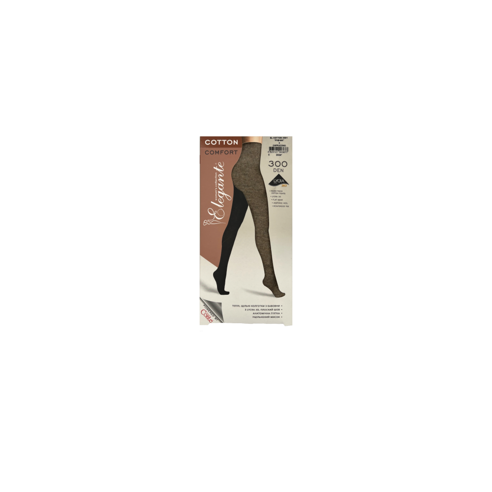 Фото  колготки жін. бавовняні el cotton 300 