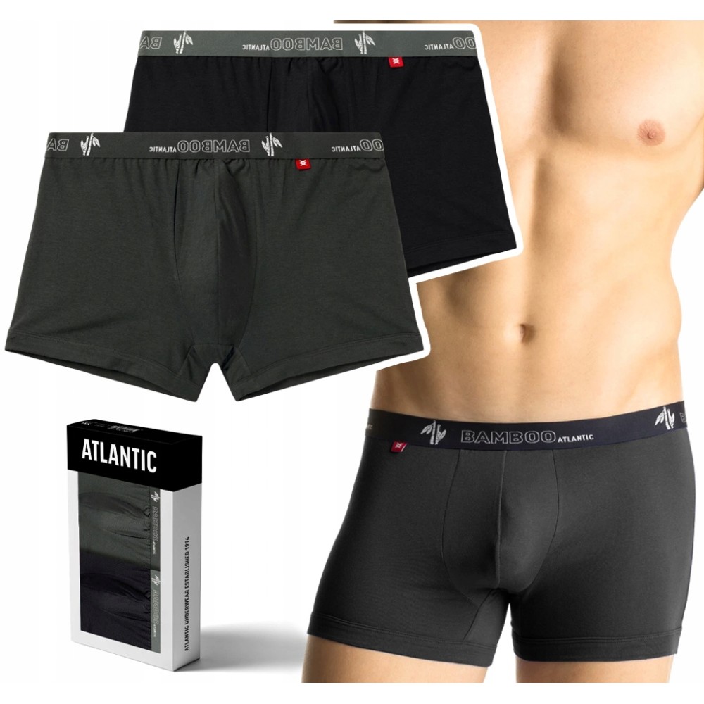 Фото  труси шорти чоловічі боксери atlantic 2mh 1187 wl24