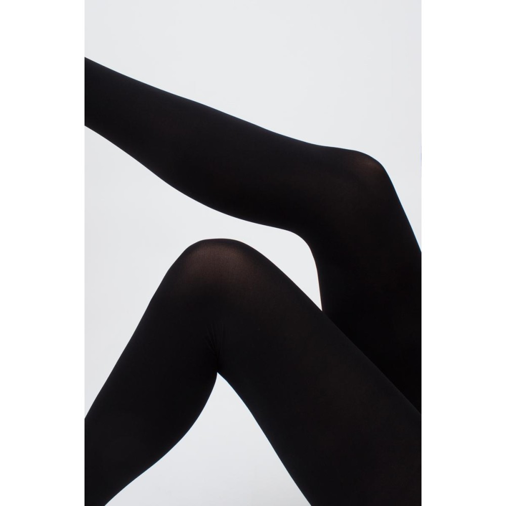 Фото  класичні жіночі колготки з кружевним поясом на силіконі giulia impresso 100 den