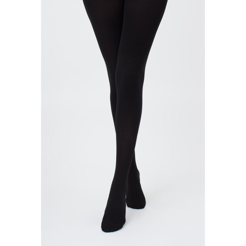 Фото  класичні жіночі колготки з кружевним поясом на силіконі giulia impresso 100 den