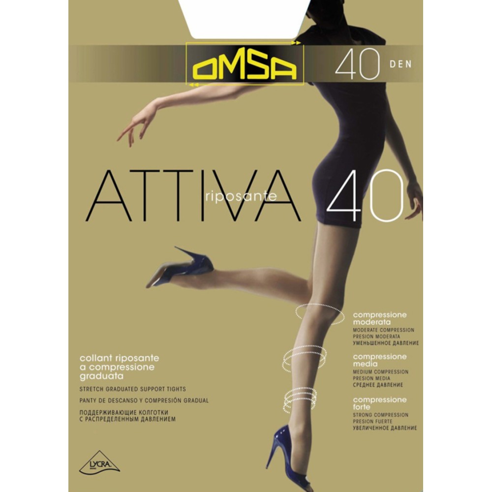 Фото  класичні жіночі колготки omsa attiva 40