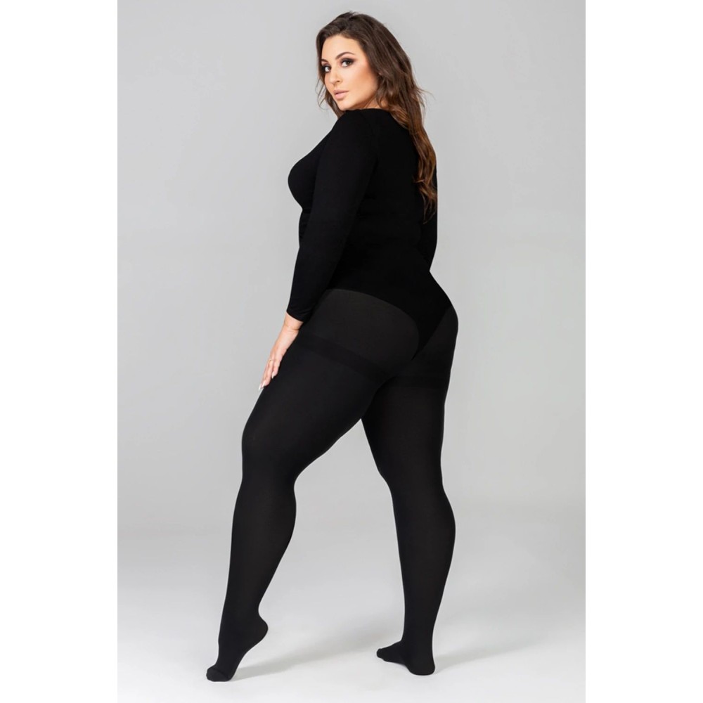 Фото  класичні жіночі колготки великого розміру mona queen elizabeth 70 den