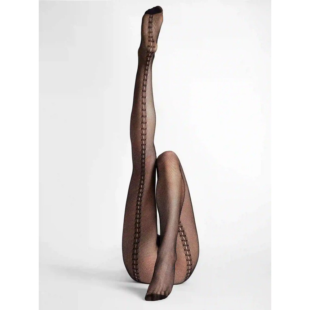 Зображення  жіночі колготки з узором fiore luciana 20 den