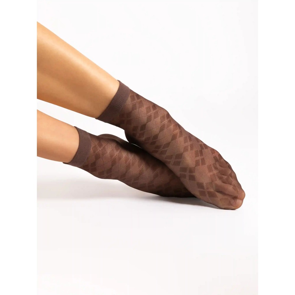 Зображення  жіночі гладкі шкарпетки fiore una 20 den one size