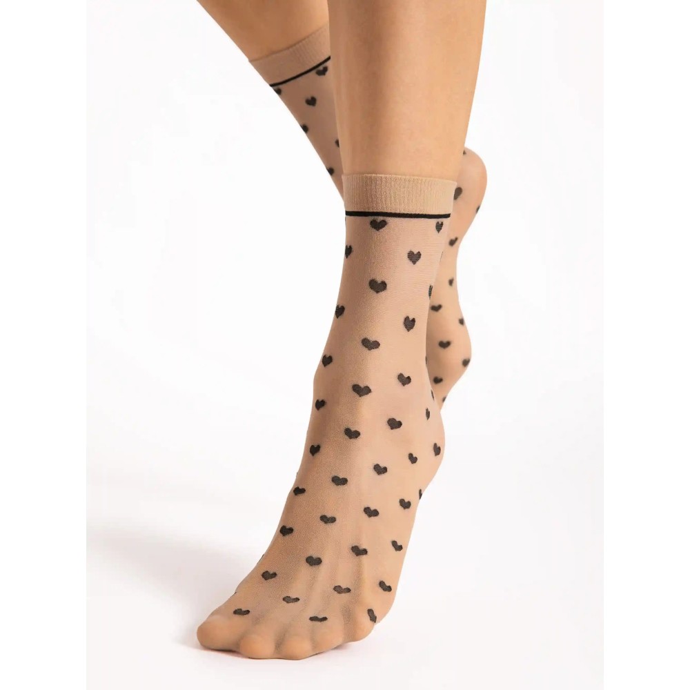 Зображення  жіночі гладкі шкарпетки fiore elia 20 den one size