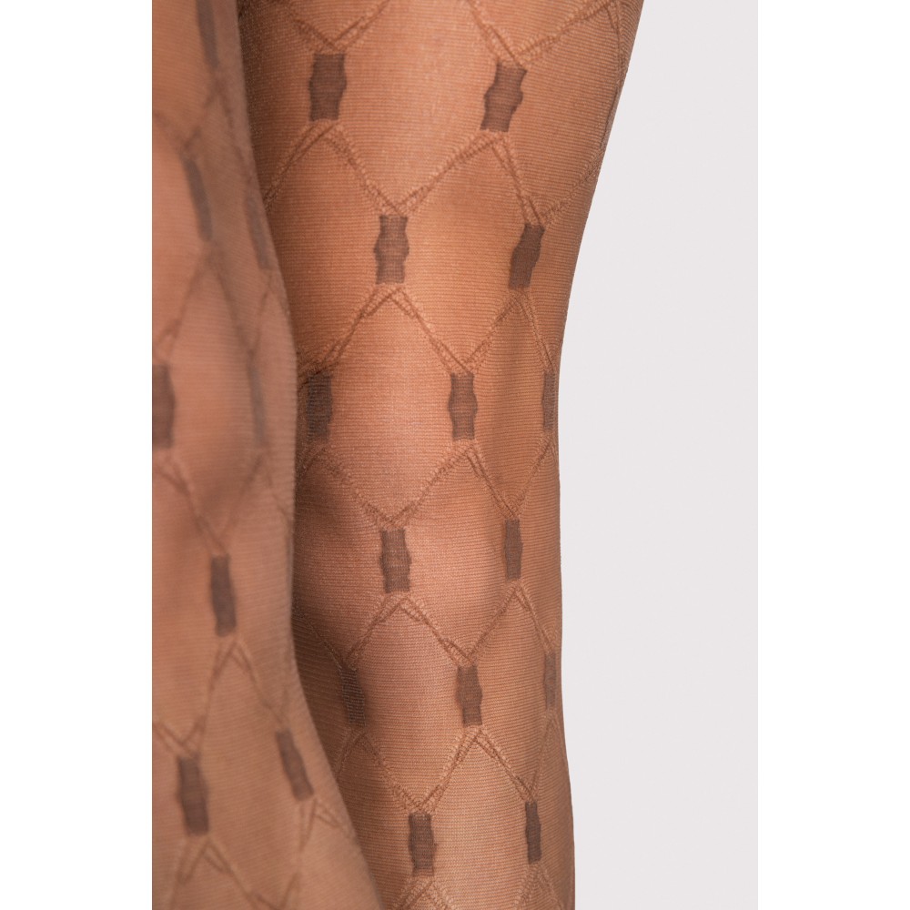 Зображення  жіночі колготки з узором fiore serafina 20 den