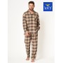 Зображення  піжама чоловіча фланелева key mns-402 3xl