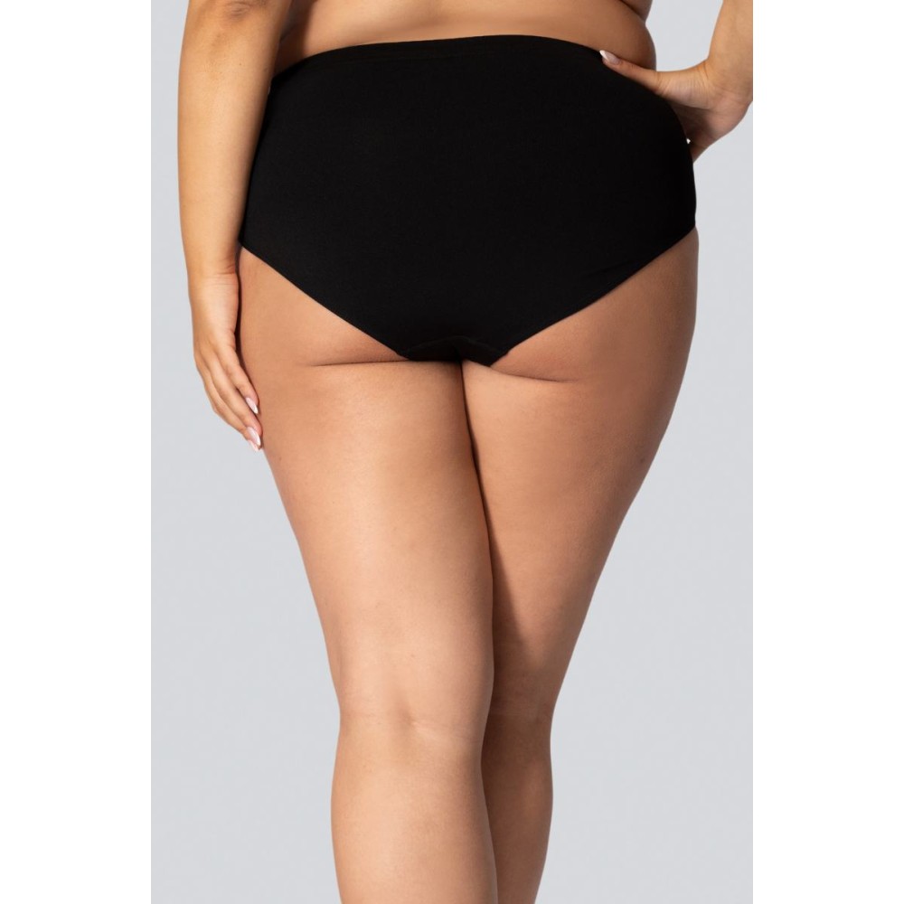 Фото  жіночі трусики великого розміру з коригуючим ефектом mona queen mid-waisted smoothwear