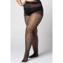 Фото  жіночі колготки великого розміру з узором mona queen diamond rain 30 den