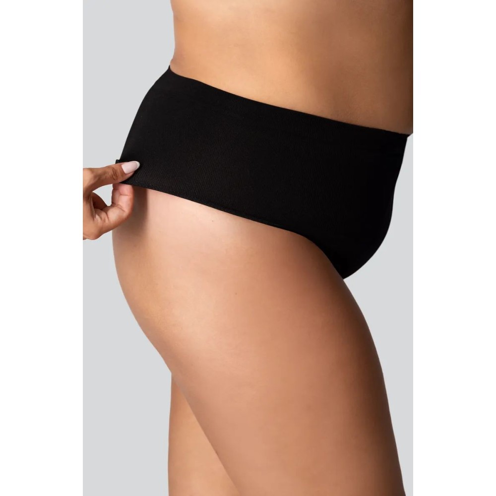 Зображення  стрінги жіночі трусики великого розміру з коригуючим ефектом mona queen mid-waisted smoothwear 7/8