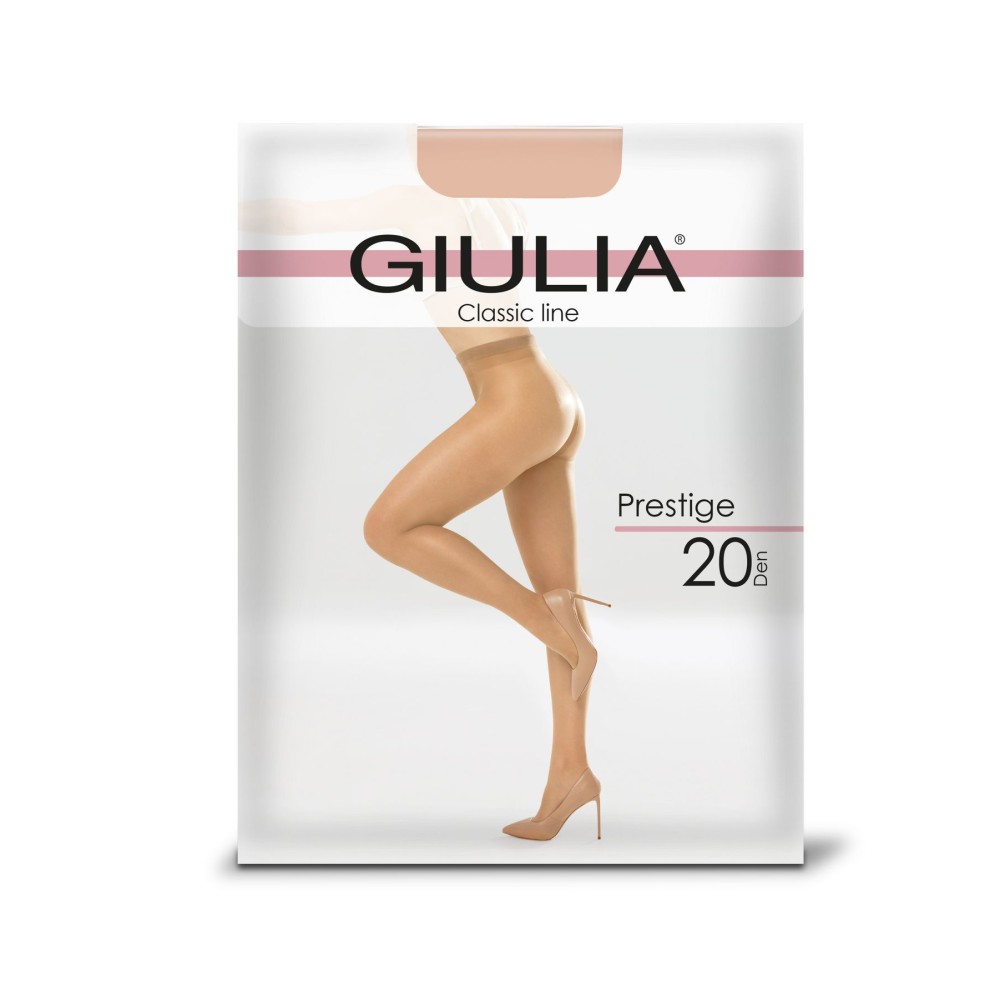 Фото  класичні жіночі колготки giulia prestige 20 den xxl