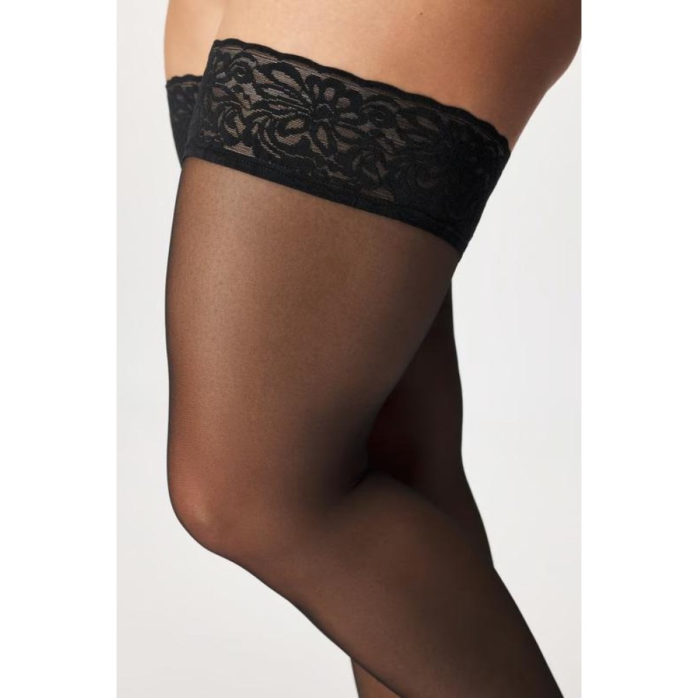 Фото  панчохи жіночі великого розміру giulia hold ups 40 den