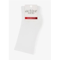 Жіночі гладкі шкарпетки Marilyn Forte 58 white