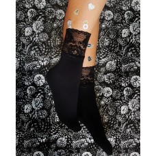 Жіночі шкарпетки з кружевною резинкою gabriella nina 100 den