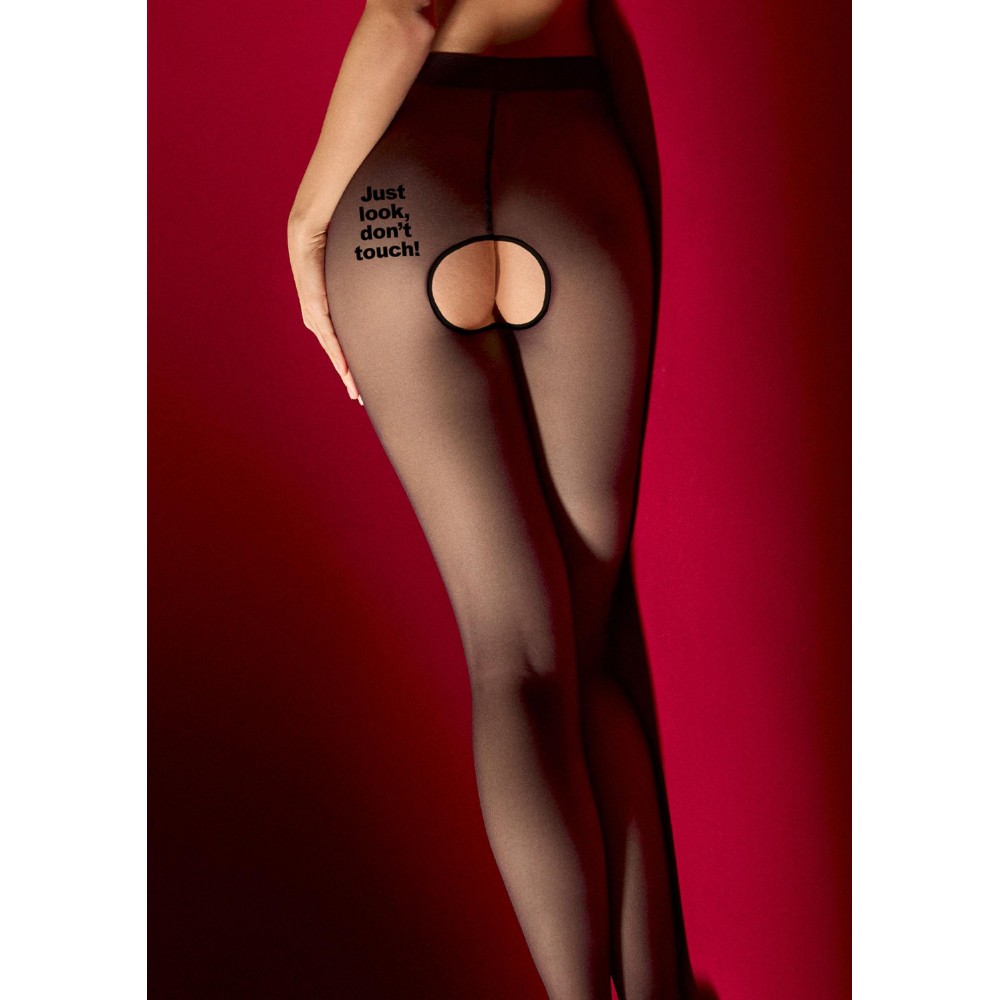 Зображення  жіночі спокусливі колготки з відкритим доступом marilyn hot h21 3/4