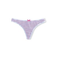 Женские трусы стринги Lucky Kleo 1688 серо-розовый