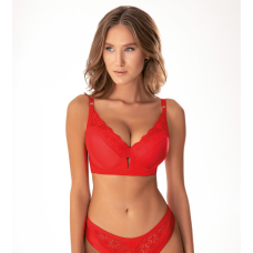 Бюстгальтер на тонком поролоне атлас Jasmine Viki 1116/87 красный 75E