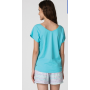 Зображення  жіноча піжама шорти бавовниkey lns 914 біло-блакитний