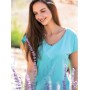 Зображення  жіноча піжама шорти бавовниkey lns 914 біло-блакитний