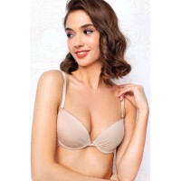 Бюстгальтер пуш-ап микрофибра Anabel Arto 7007-003 натуральный