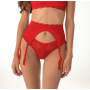 Фото  женские трусы стринги кружево jasmine britny 2122/87 красный 