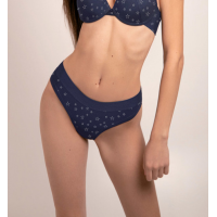 Жіночі труси стрінги бавовни Jasmine Irene 5113/52 чорний