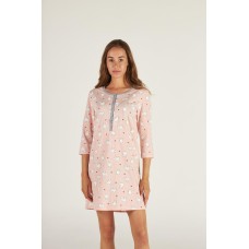 Женская ночная рубашка хлопок Gofre LDK 102/10/01 светло-розовый