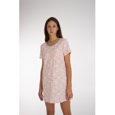 Женская ночная рубашка хлопок Gofre LDK 103/08/01 светло-розовый