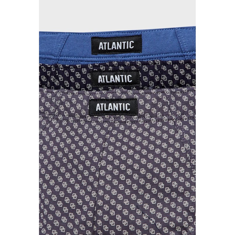 Фото  комплект мужских трусов классика хлопок atlantic 3mp-112 разноцветный 