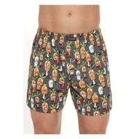 Мужские трусы боксерки хлопок Cornette Classic 001/129 серый 