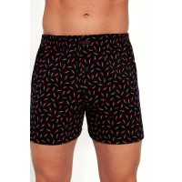 Мужские трусы боксерки хлопок Cornette Classic 001/123 черный 
