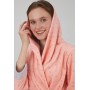 Фото  женский халат флис ellen ldg 104/003 персиковый