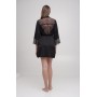 Зображення  жіночий халат шовк-сатин julia 4800-25 чорний
