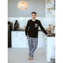 Фото  пижама мужская пч-м-2 черный